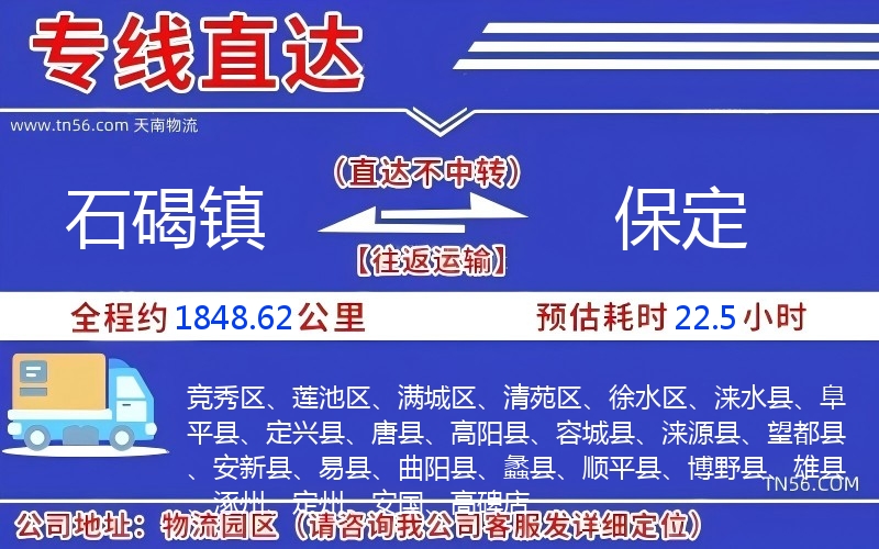 石碣镇到保定物流公司 石碣镇到保定物流公司